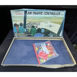 Vintage U-Fly-It Air Traffic Controller Airport Board Game Schaper USA 1974